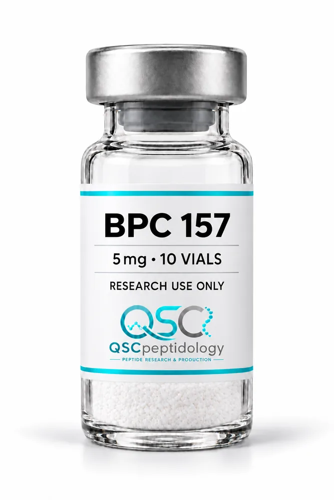 BPC-157 5mg (10 injektiopullon pakkaus) QSC Peptidology