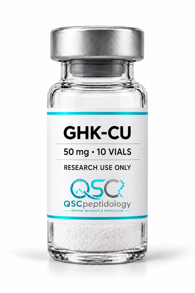GHK-Cu 50mg (10 injektiopullon pakkaus) QSC Peptidology