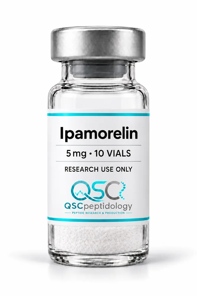 Ipamorelin 5mg (10 injektiopullon pakkaus) QSC Peptidology